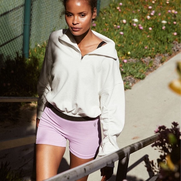 Free People Valley Girl Pullover NWOT White Large - Picture 1 of 10